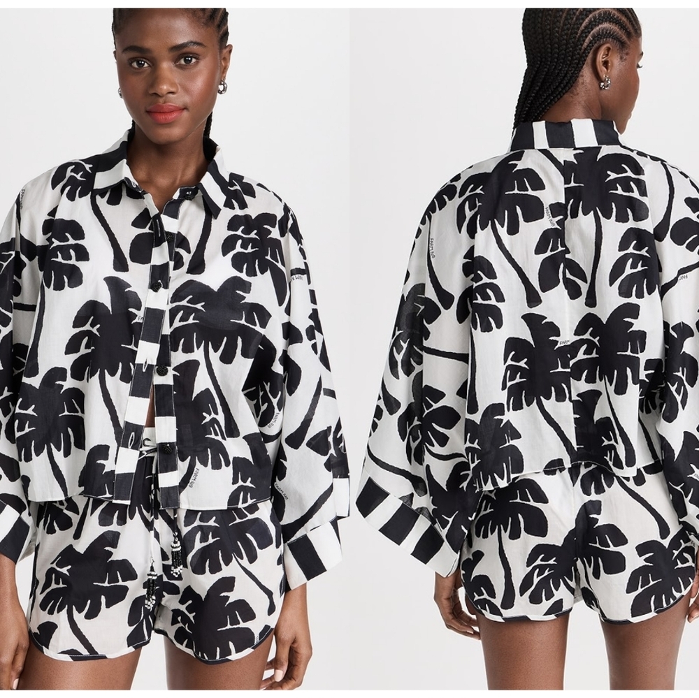 Farm Rio • Coconut Kimono Shirt - Picture 2 of 9